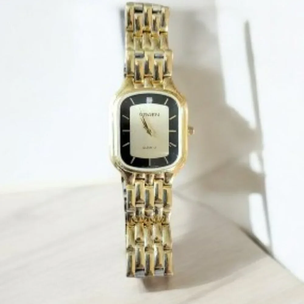 Gruen Men's Vintage Diamond Gold Cocktail Watch Serial Number 243‎ - Y481